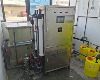 蝶萊實驗室廢水處理設(shè)備成功入駐廣東xx家居實驗室，環(huán)?？萍贾G色家居